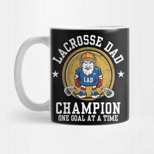 Lacrosse Dad Champion One Goal a Time Mug